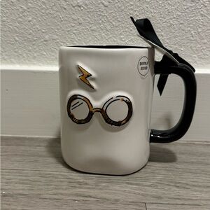 NWT Rae Dunn Harry Potter mug double sided Harry scar glasses